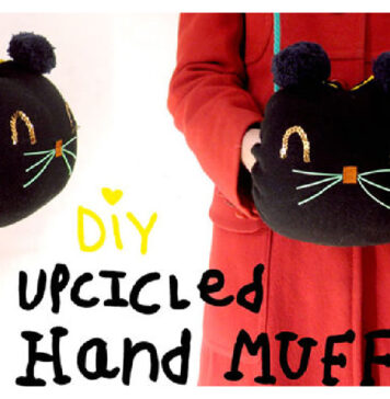 Kitty Hand Muff Free Sewing Pattern