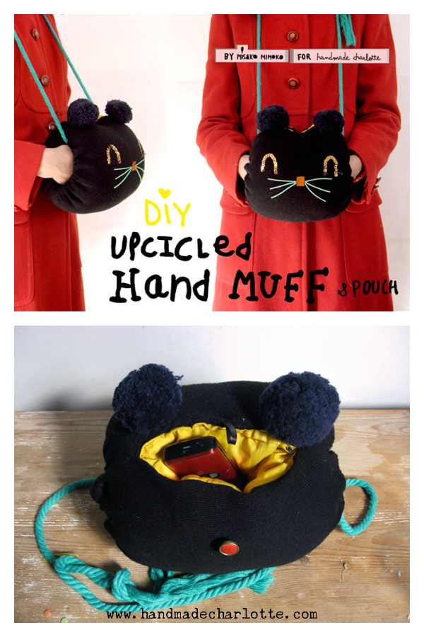 Kitty Hand Muff Free Sewing Pattern