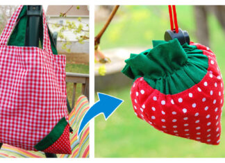 Strawberry Bag Free Sewing Pattern