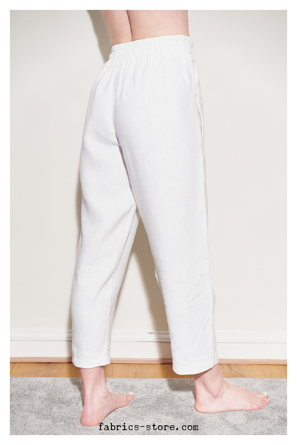 Magda Crisp Linen Pants Free Sewing Pattern