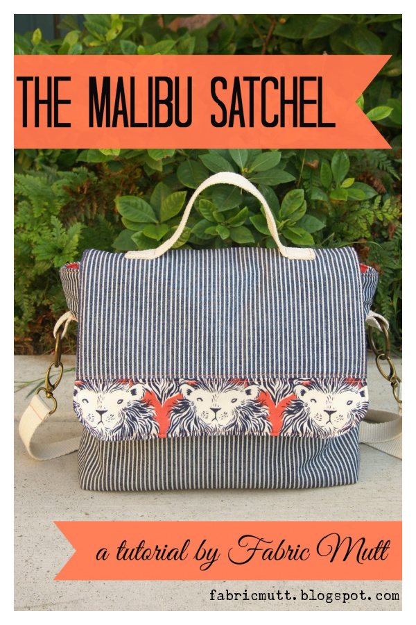 Malibu Satchel Free Sewing Pattern 