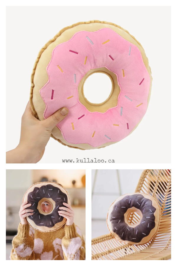 Mini Donut Pillow Free Sewing Pattern