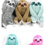 Sloth Plush Free Sewing Pattern