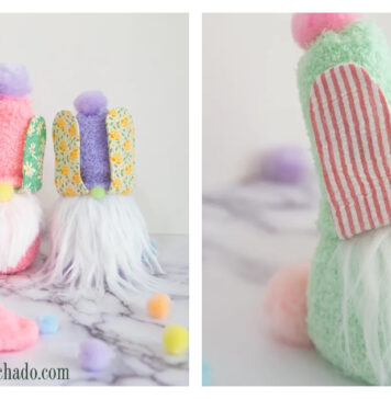 Easter Sock Gnome Free Sewing Pattern