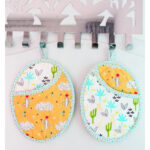 Oval Pocket Pot Holders Sewing Pattern