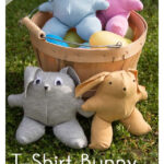 Scrappy Bunny Stuffy Free Sewing Pattern