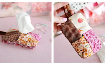 Scrappy Tissue Holder Free Sewing Pattern