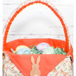 Simple Fabric Easter Basket Free Sewing Pattern