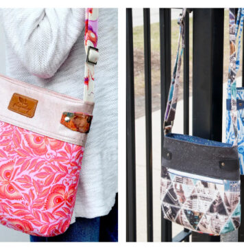Tower Crossbody Bag Free Sewing Pattern