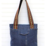Upcycled Jeans Tote Bag Free Sewing Pattern