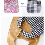 Knotted Pass-Thru Baby Bib Free Sewing Pattern