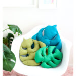 Monstera Leaf Pillow Free Sewing Pattern