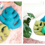 Monstera Leaf Pillow Free Sewing Pattern