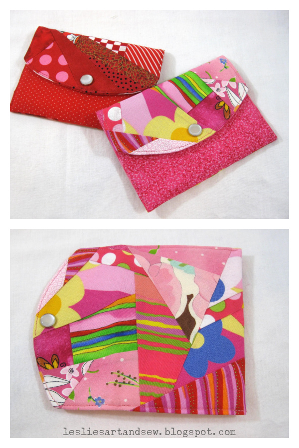 Scrappy Snappy Pouch Free Sewing Pattern