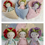 Stuffed Flower Doll Sewing Pattern