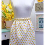 Quick Tea Towel Apron Free Sewing Pattern