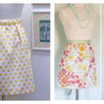 Quick Tea Towel Apron Free Sewing Pattern