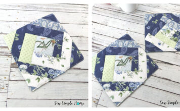 Quilt As You Go Hot Pad Free Sewing Pattern and Video Tutorial