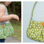 Little Girls Pleated Purse Free Sewing Pattern