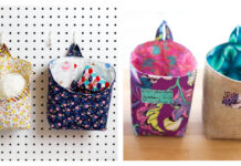 Pegboard Baskets Free Sewing Pattern