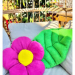 Flower and Leaf Cushion Pillows Free Sewing Pattern