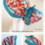 Long Hair Scrub Cap Free Sewing Pattern