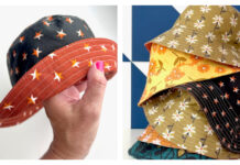 Reversible Bucket Hat Free Sewing Pattern and Video Tutorial