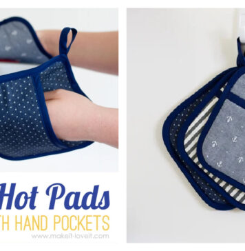 Square Hot Pads Free Sewing Pattern