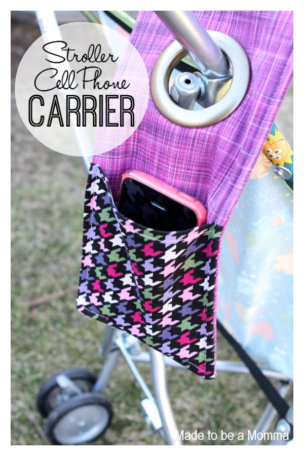 Stroller Cell Phone Carrier Free Sewing Pattern