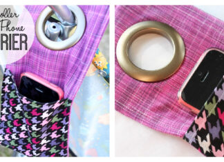 Stroller Cell Phone Carrier Free Sewing Pattern