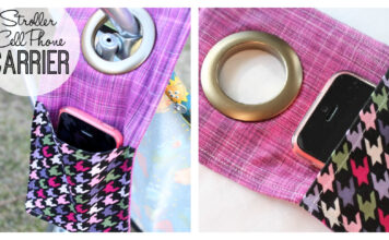 Stroller Cell Phone Carrier Free Sewing Pattern