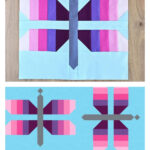 Dragonfly Quilt Block Free Sewing Pattern