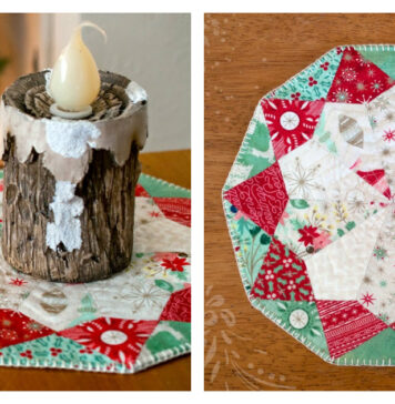 EPP Table Topper Free Sewing Pattern
