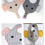 Elephant Bib Binkie Holder Free Sewing Pattern