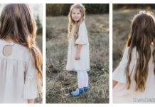 Girl’s Ruffle Sleeve Dress Free Sewing Pattern