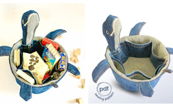 Turtle Basket Sewing Pattern