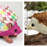 Woodland Forest Animal Hedgehog Sewing Patterns
