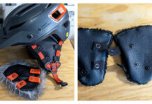 Bike Helmet Ear Warmers Free Sewing Pattern