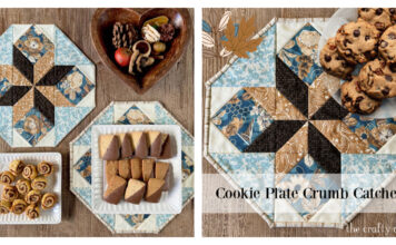 Cookie Plate Crumb Catcher Free Sewing Pattern