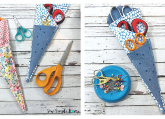 Easy Scissor Holder Free Sewing Pattern