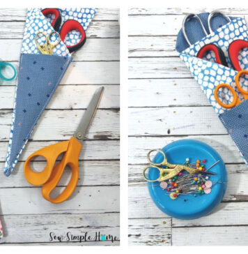 Easy Scissor Holder Free Sewing Pattern