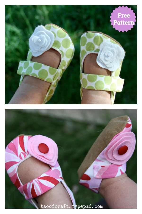Modern Baby Bootie Free Sewing Pattern