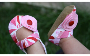 Modern Baby Bootie Free Sewing Pattern