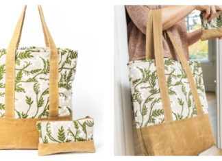 On the Go Tote and Zippered Bag Free Sewing Pattern