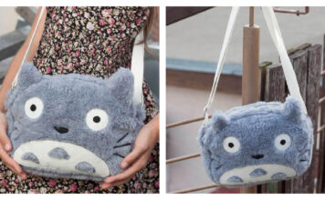 Totoro Crossbody Bag Free Sewing Pattern