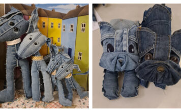 Upcycled Denim Dog Sewing Pattern