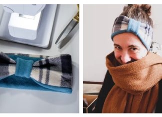 Ear Warmer Headband Free Sewing Pattern and Video Tutorial