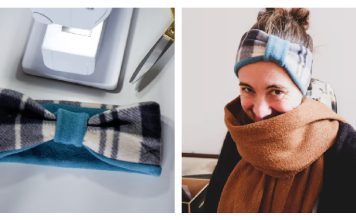 Ear Warmer Headband Free Sewing Pattern and Video Tutorial
