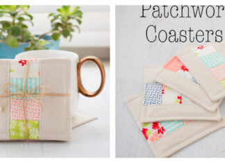 Patchwork Coasters Free Sewing Pattern
