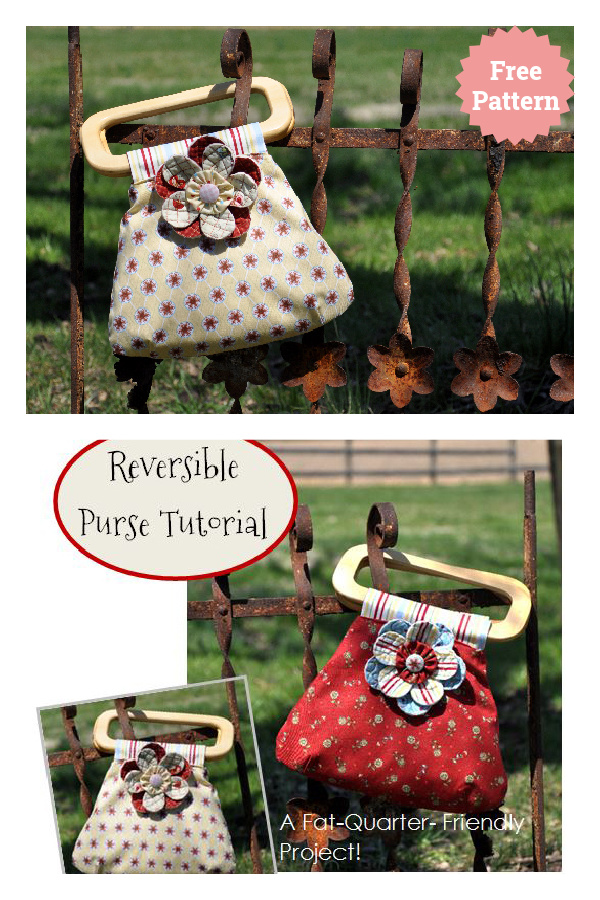 Reversible Purse Free Sewing Pattern